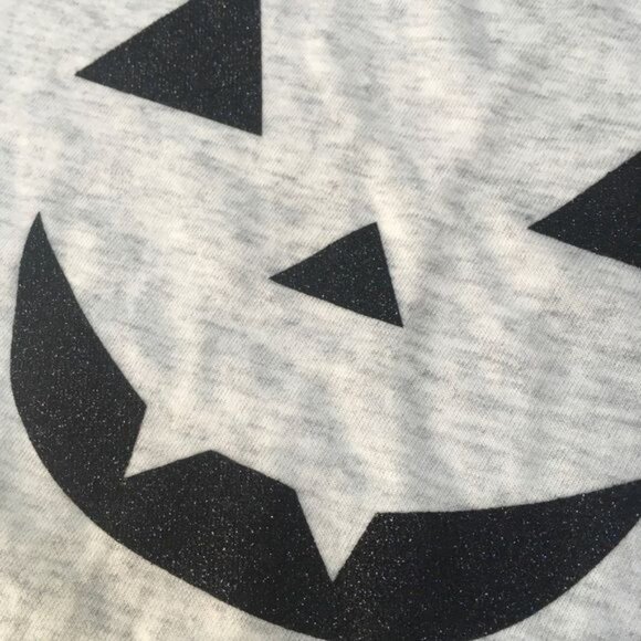 Crazy8  Blue/Gray Sweatshirt w/ Metallic Star Print and Gray T-shirt w/ Jack-O-L - Picture 3 of 8